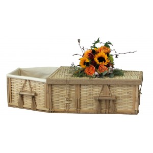 6 Point Infant Bamboo Coffin