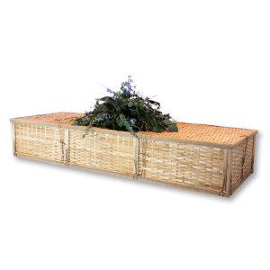 Simple Adult Bamboo Coffin